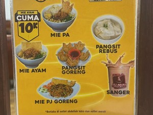 Mie Ayam Jamur Haji Mahmud di Medan Promo Diskon 50%