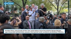 Video: Ikut Demo Dukung Palestina, AS Cabut Visa Presiden Kolumbia