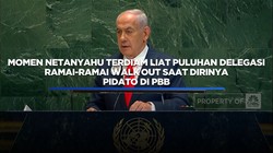 Video: Delegasi Ramai-ramai Walk Out Saat Netanyahu Mau Pidato di PBB