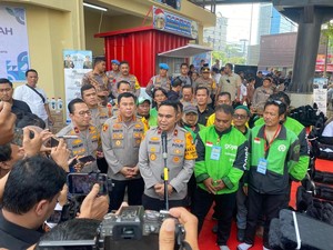Polda Metro Jaya Bentuk Komunitas Ojol Kamtibmas di Jakarta