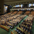 Potret Puluhan Bangku Kosong Saat Netanyahu Pidato di Sidang Umum PBB