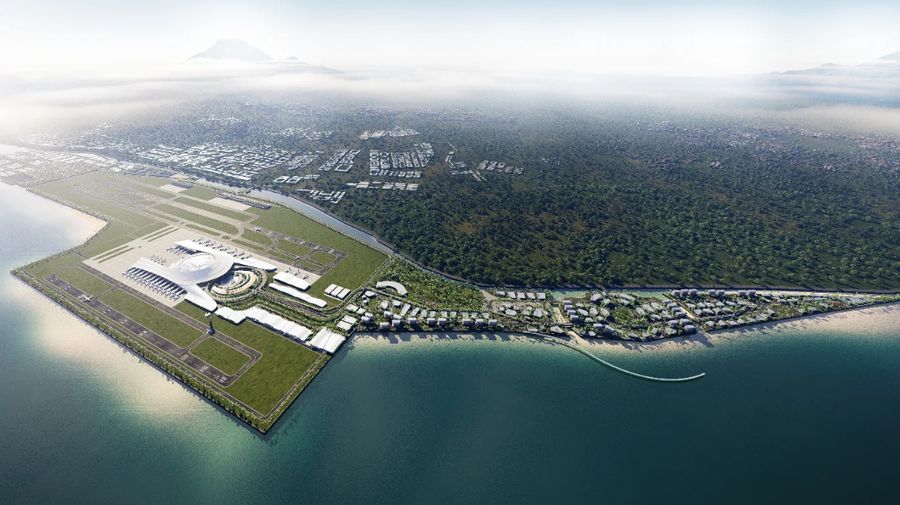 Desain Bandara Internasional Bali Utara. (Tangkapan Layar Instagram/alien.dc)