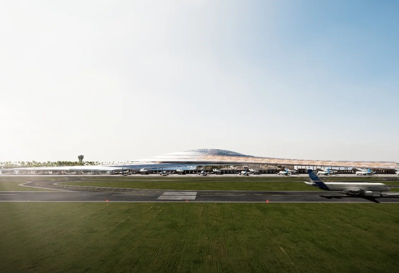 Desain Bandara Internasional Bali Utara. (Tangkapan Layar Instagram/alien.dc)