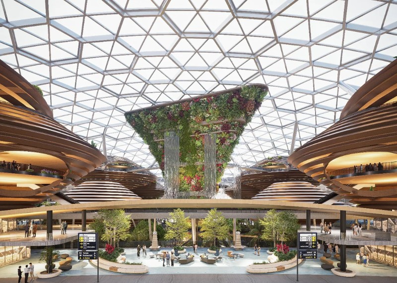 Desain Bandara Internasional Bali Utara. (Tangkapan Layar Instagram/alien.dc)