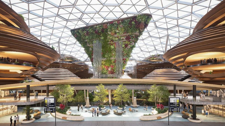 Desain Bandara Internasional Bali Utara. (Tangkapan Layar Instagram/alien.dc)