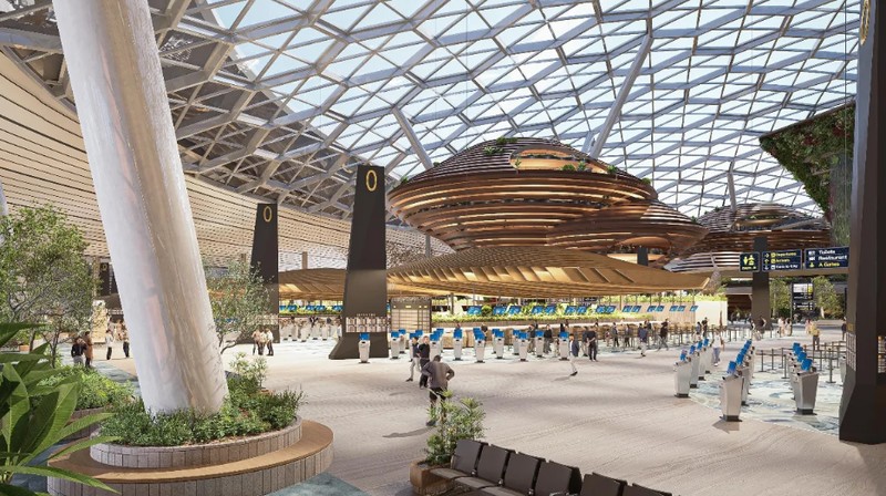 Desain Bandara Internasional Bali Utara. (Tangkapan Layar Instagram/alien.dc)