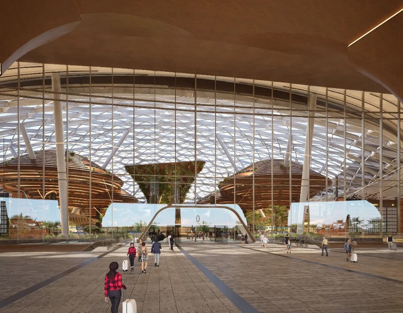 Desain Bandara Internasional Bali Utara. (Tangkapan Layar Instagram/alien.dc)