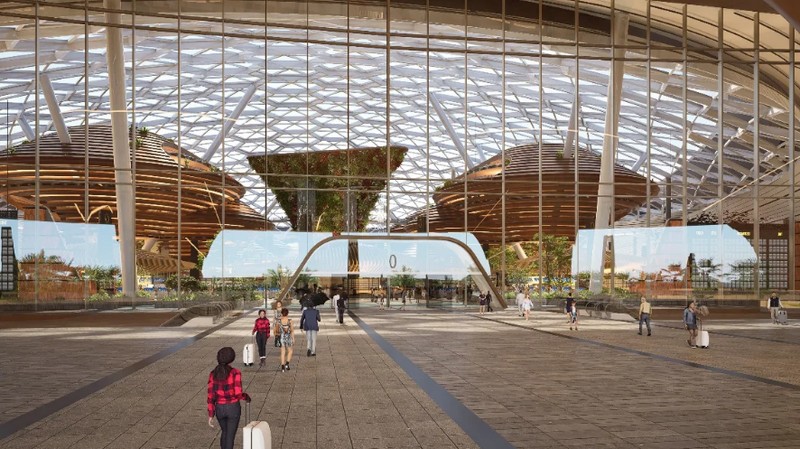 Desain Bandara Internasional Bali Utara. (Tangkapan Layar Instagram/alien.dc)