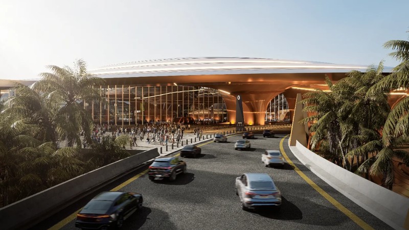 Desain Bandara Internasional Bali Utara. (Tangkapan Layar Instagram/alien.dc)