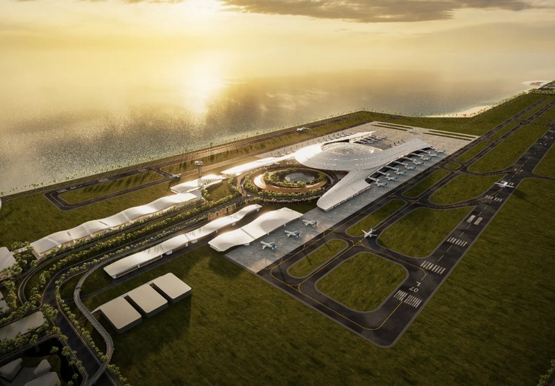 Desain Bandara Internasional Bali Utara. (Tangkapan Layar Instagram/alien.dc)