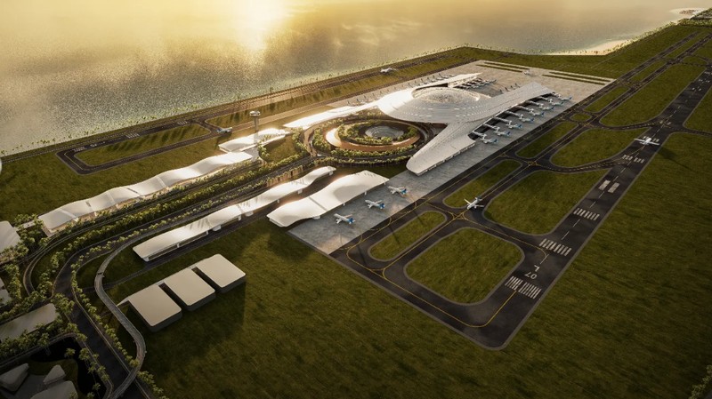 Desain Bandara Internasional Bali Utara. (Tangkapan Layar Instagram/alien.dc)