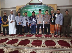 Sinergi Polres Probolinggo Kota-DDII Perkuat Ukhuah di Masjid Amanullah