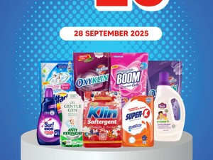 Transmart Full Day Sale! Aneka Produk Detergen Cair Dikasih Diskon 20%
