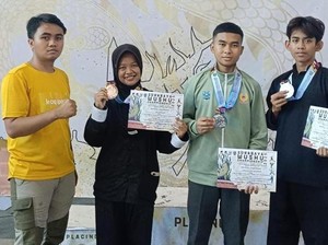 3 Atlet Wushu Probolinggo Raih Medali di Ajang Kejurprov 2025