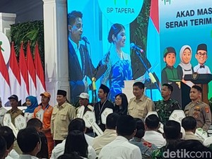 Prabowo Hadiri Akad Massal 26 Ribu Rumah Subsidi di Bogor