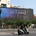 Heboh! Baliho Wajah Presiden Prabowo Terpampang di Tel Aviv Israel