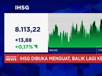 Video: IHSG Menguat, Balik Lagi ke Level 8.100