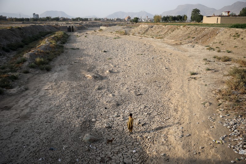 Kondisi saat terjadi krisis air parah di Kabul, Afghanistan, Senin (29/9/2025). (REUTERS/Sayed Hassib) Kondisi saat terjadi krisis air parah di Kabul, Afghanistan, Senin (29/9/2025). (REUTERS/Sayed Hassib)