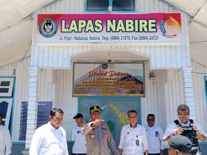 5 Sipir Lapas Nabire Diperiksa Imbas 15 Napi Kabur