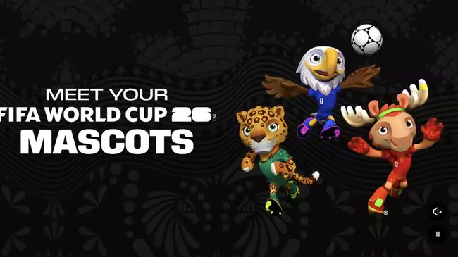 Tiga Maskot Piala Dunia 2026 dan Makna Filosofis di Baliknya