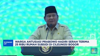 Video: Prabowo Hadiri Serah Terima 25.000 Rumah Subsidi di Bogor