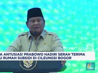 Video: Prabowo Hadiri Serah Terima 25.000 Rumah Subsidi di Bogor
