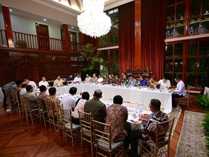 Rapat di Kertanegara, Sejumlah Menteri Sampaikan Laporan ke Prabowo