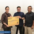 Taspen Serahkan Uang Pensiun Untuk Sri Mulyani