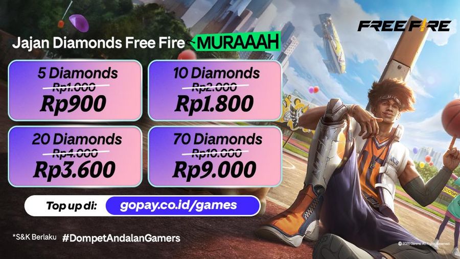 Top Up Diamond Free Fire di GoPay Games (Dok Istimewa)