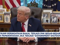 Video: Trump Peringatkan PHK Besar Jika Terjadi 'Government Shutdown'