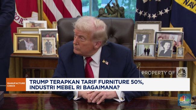 Video: Trump Terapkan Tarif Furniture 50%, Industri Mebel RI Aman?