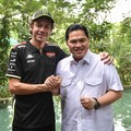 Erick Thohir Lunch Bareng Valentino Rossi jelang MotoGP Mandalika NTB