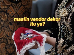 Viral, Pengantin Wanita Pasrah Dekorasi Pilihan Ortu, Endingnya Tak Disangka