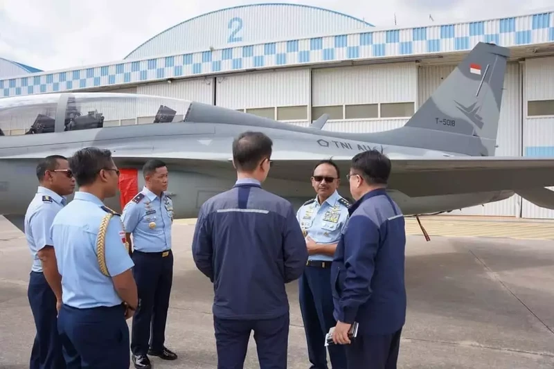 Pengadaan Enam Unit T-50i di Korea. (Dok. TNI AU)
