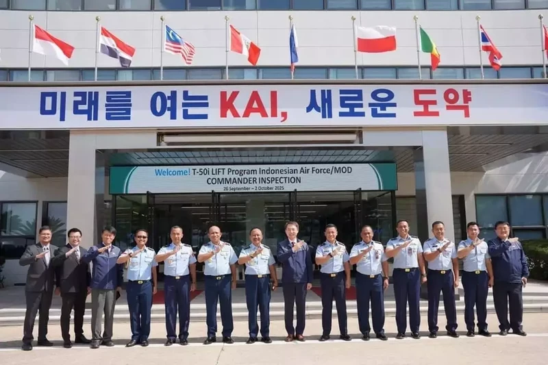 Pengadaan Enam Unit T-50i di Korea. (Dok. TNI AU)