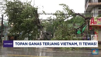 Video: Topan Ganas Terjang Vietnam, 11 Tewas!