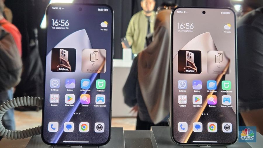 Xiaomi 15T Series resmi rilis di Indonesia, Selasa (30/9/2025). (CNBC Indonesia/Intan)