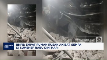 Video: BNPB Catat 4 Rumah Rusak Akibat Gempa di Sumenep 
