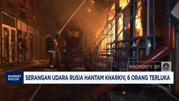 Video: Serangan Udara Rusia Hantam Kharkiv, 6 Orang Terluka