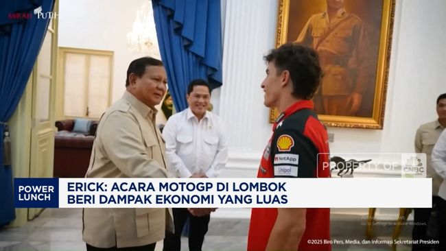 Video: Erick Sebut MotoGP Lombok Beri Dampak Ekonomi Rp 4,8 Triliun