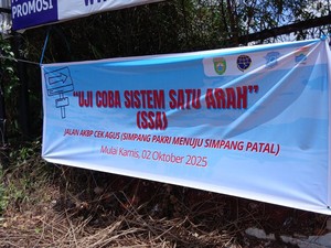 Catat! Besok Jalan AKBP Cek Agus Palembang Berlaku Uji Coba Satu Arah