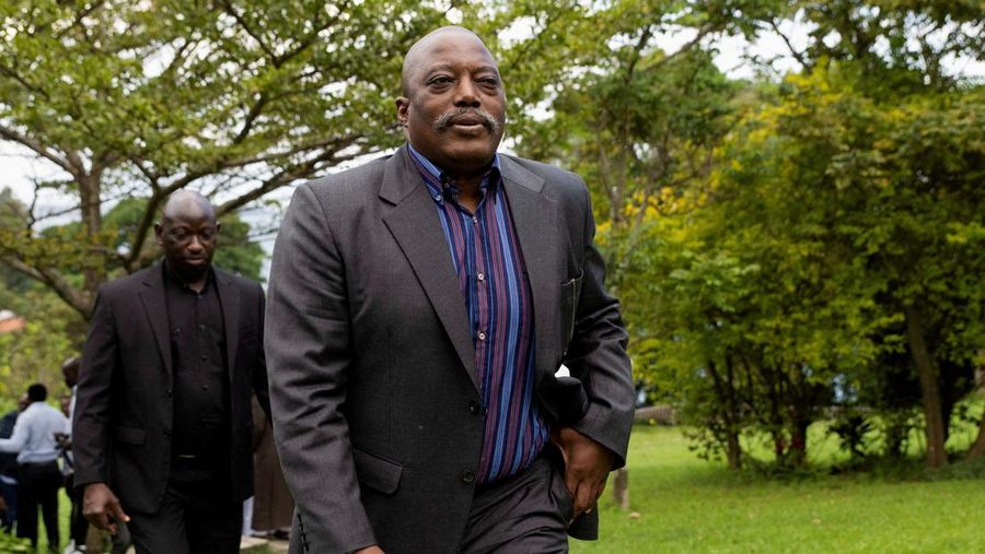 Mantan Presiden Republik Demokratik Kongo, Joseph Kabila, tiba untuk bertemu dengan para pemimpin agama guna membantu menemukan 