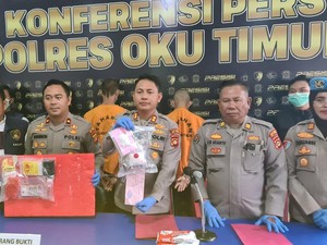Simpan 1 Kg Sabu, 2 Warga Way Kanan Lampung Ditangkap Polisi