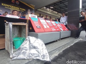 Polisi Ringkus Geng Motor Pembudi Daya Ganja Bonsai di Tasikmalaya