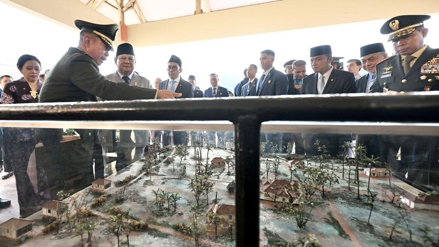 Presiden Prabowo Subianto memimpin upacara peringatan Hari Kesaktian Pancasila 2025 di Monumen Pancasila Sakti, Lubang Buaya, Jakarta, pada Rabu (1/10/2025). (Dok. Biro Pers Sekretariat Presiden/Kris))