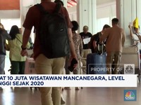 Video: RI Catat 10 Juta Wisatawan Mancanegara, Tertinggi Sejak 2020