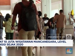 Video: RI Catat 10 Juta Wisatawan Mancanegara, Tertinggi Sejak 2020