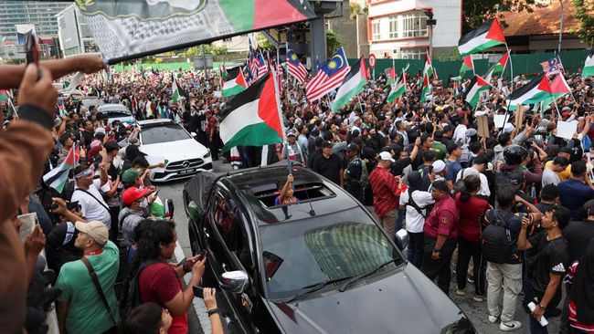 Bendera Palestina Penuhi Dunia Pasca Israel Serang Global Sumud