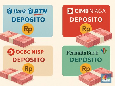 Daftar Bunga Deposito Bank Buku III per 2 Oktober 2025: CIMB - OCBC