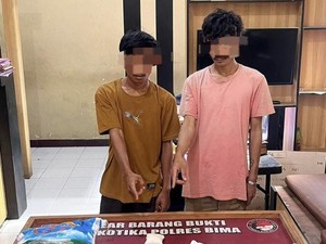 Polisi Tangkap 2 Kurir Narkoba di Bima, Simpan Sabu dalam Beras Kemasan